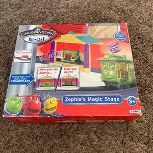 Chuggington Die Cast Zephie's Magic Stage Tomy 2011 Train Tracks Toy Set
